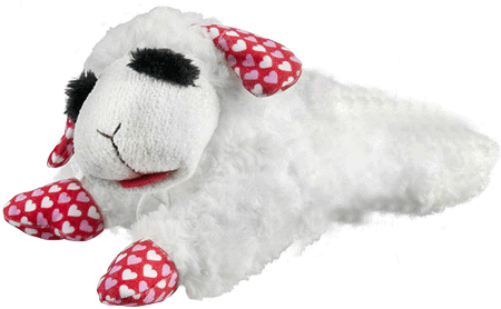 [MPH53740] MULTIPET Valentine Lamb Chop 10.5"