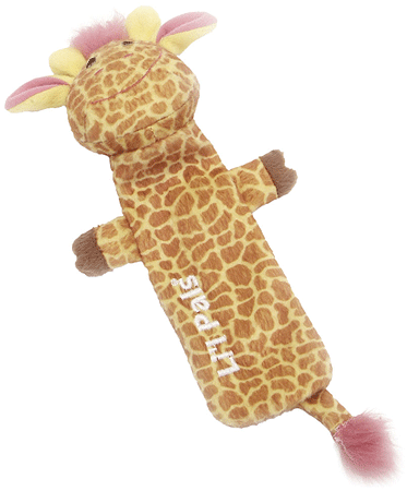 [CA84213 GIRAFFE] *LIL PALS Plush Crinkle Dog Toy 8.5" Giraffe