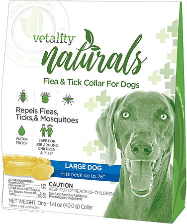 [TEV25054] TEVRA Vetality Naturals Flea & Tick Collar for Dogs L