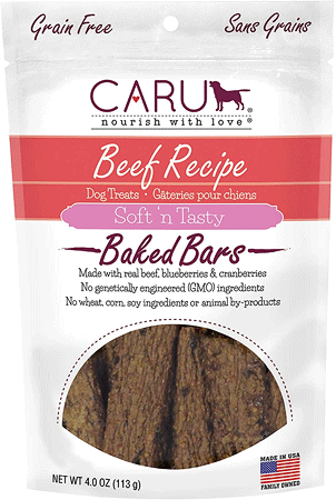 [CRU00508] CARU Baked Bars Beef 4oz