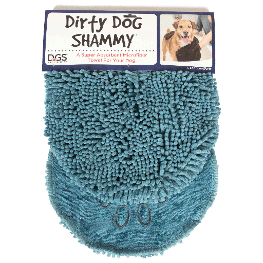 [DGS01857] DGS Dirty Dog Shammy Towel Pacific Blue
