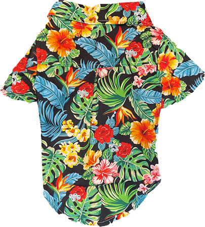 [FP40043 XS] *FASHION PET Hawaiian Floral Shirt XS