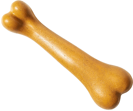 [E54722] *ETHICAL/SPOT Bam-Bone+ Dino Bone 7.25" Peanut Butter