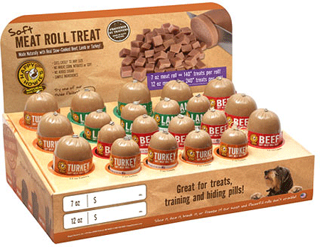 [HAPD42210] HAPPY HOWIE'S Meat Roll Treat Display