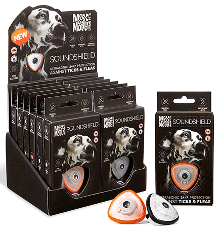 [MAX06022] MAX&MOLLY Soundshield Ultrasonic Tick & Flea Guard Counter Display 12pc