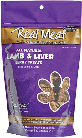 [RMC00817] REAL MEAT Treats Lamb/Liver 12oz