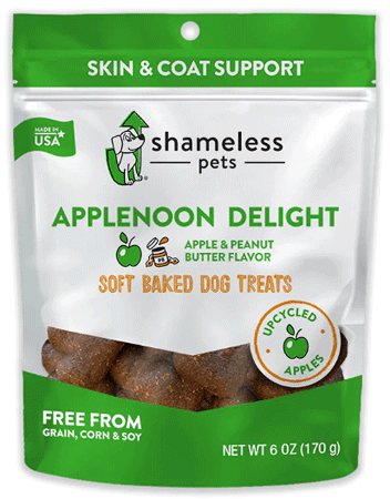 [SHP00131] SHAMELESS PETS Soft Baked Dog Treats Applenoon Delight 6oz