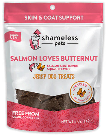 [SHP89721] SHAMELESS PETS Jerky Bites Salmon Loves Butternut 5oz