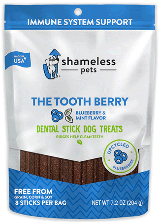 [SHP89726] SHAMELESS PETS Dental Sticks The Tooth Berry 7.2oz