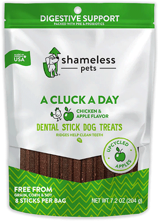 [SHP89754] SHAMELESS PETS Dental Sticks A Cluck A Day 7.2oz