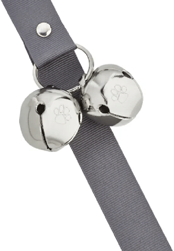 [POB36327] POOCHIE BELLS Classic Solid Colors - Pewter Gray