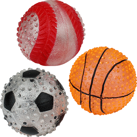 [MP51073] MULTIPET Doglucent TPR Sports Ball 3"