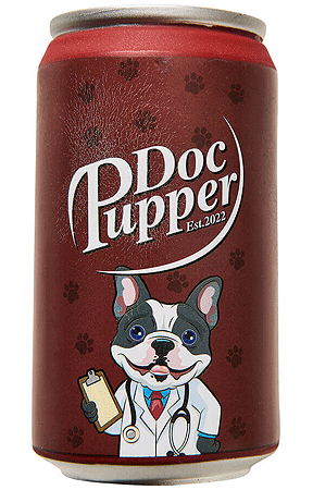 [E54760] *ETHICAL/SPOT Fun Drink Doc Pupper Can 4.5"