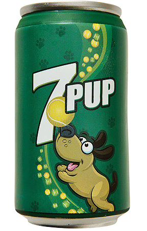 [E54761] *ETHICAL/SPOT Fun Drink 7 Pup Can 4.5"