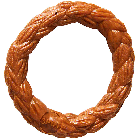 [E54770] *ETHICAL/SPOT Bam-Bone Braided Ring Hickory 3"