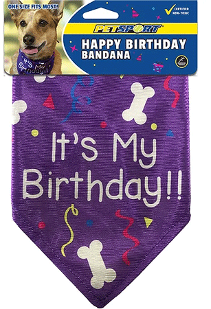[PS20815] *PETSPORT Happy Birthday Bandana