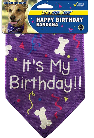 [PS20815] PETSPORT Happy Birthday Bandana