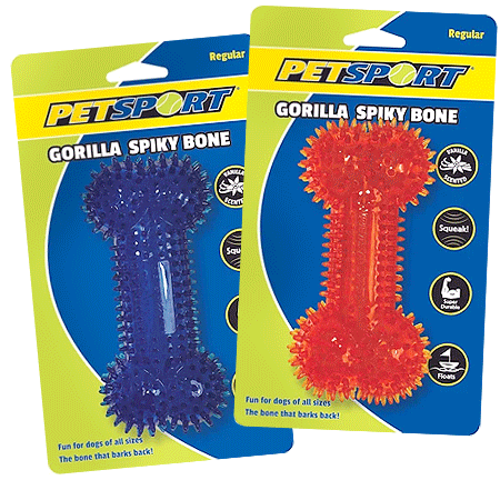 [PS40050] PETSPORT Gorilla Spiky Bone 6.5"