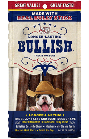 [LP05647] LOVING PETS Bullish Sticks 6" 5pk