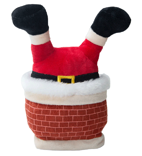 [SNGH91969] SNUGAROOZ Holiday Slippin Santa