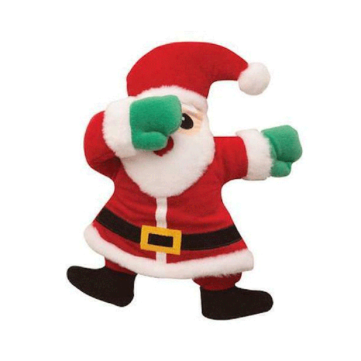 [SNGH96270] SNUGAROOZ Holiday Dabbing Santa 8"