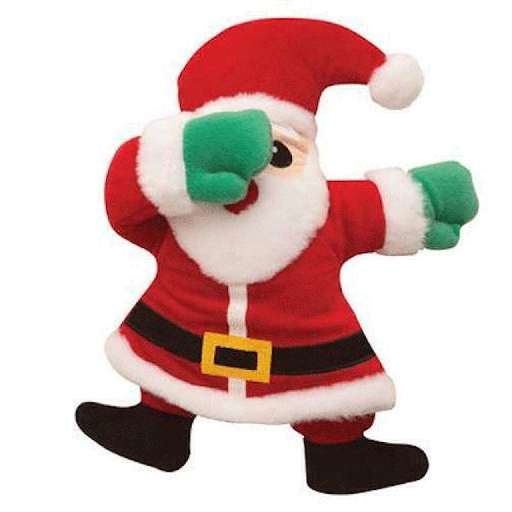 [SNGH96271] SNUGAROOZ Holiday Dabbing Santa 10"