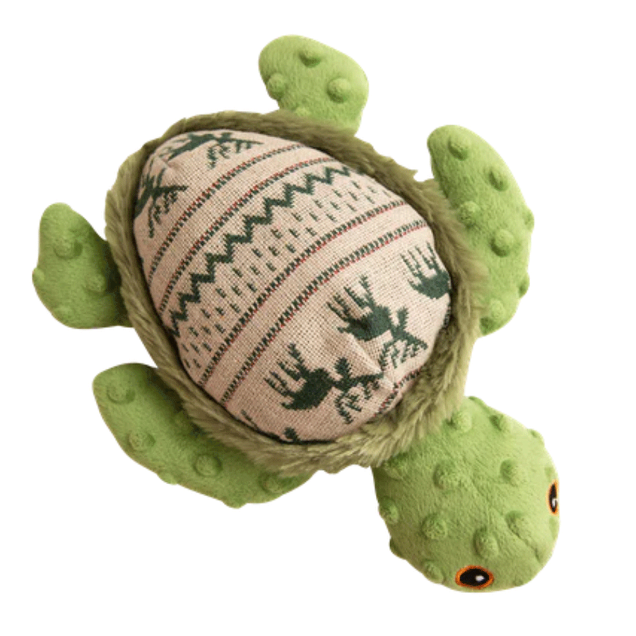 SNUGAROOZ Holiday Holly The Turtle Green 10" King Wholesale Pet Supplies