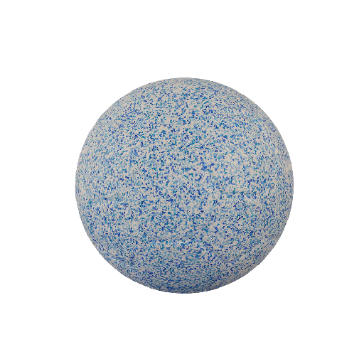 [JPH72069 BLUE/WHITE] JOLLY PETS Holiday Soccer Ball Winter Snowglobe Blue/White S 6in