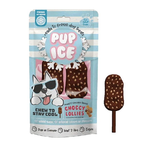 [E07246] ETHICAL/SPOT Pup Ice Choccy Lollies Peanut and Chocolate