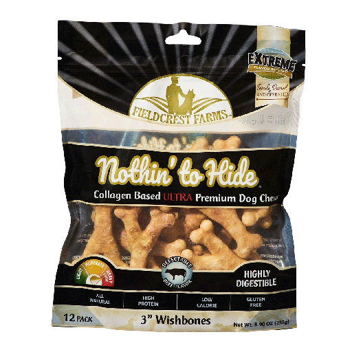 [FF63313] *NOTHIN' TO HIDE Ultra Wishbone 3" Chicken 12pk
