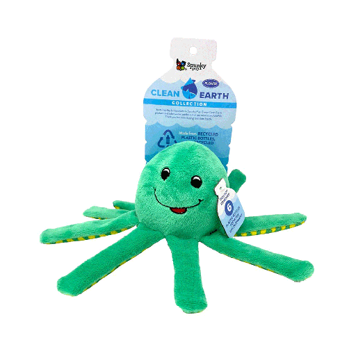 [SKP05789] SPUNKY PUP Clean Earth Octopus Small