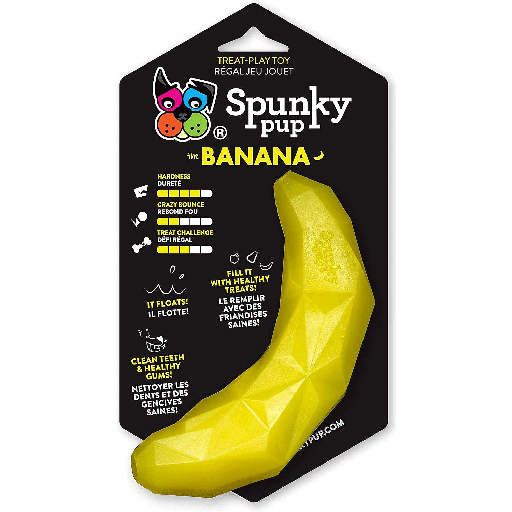 [SKP00345] SPUNKY PUP Treat Dispensing Banana