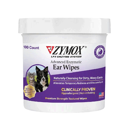 [ZY90579] ZYMOX Advanced Enzymatic Ear Wipes 100 ct.
