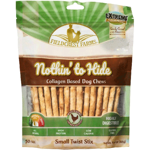 [FF63331] NOTHIN' TO HIDE Twist Stix Chicken 50pk