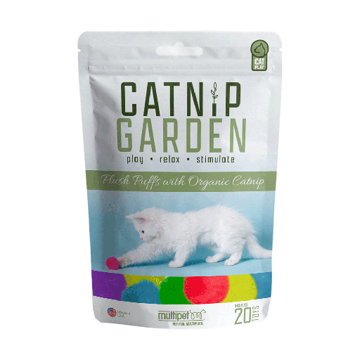 [MP20560] MULTIPET Catnip Garden®  Catnip Puffs 20ct. Bag 