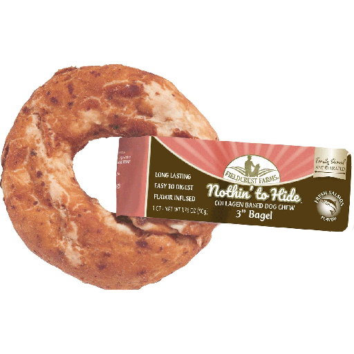 [FF63245] NOTHIN' TO HIDE Bagel 3" Salmon