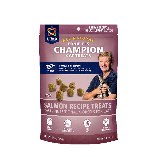 [EE00436] ERNIE ELS Cat Treats Salmon 3oz- EXP 11/25