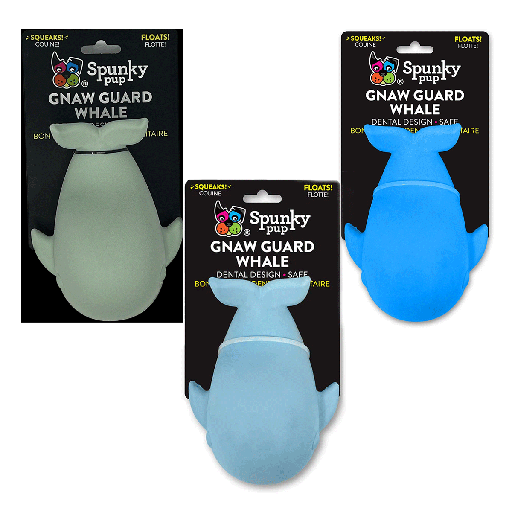 [SKP08751] *SPUNKY PUP Gnaw Guard Squeaky Whale