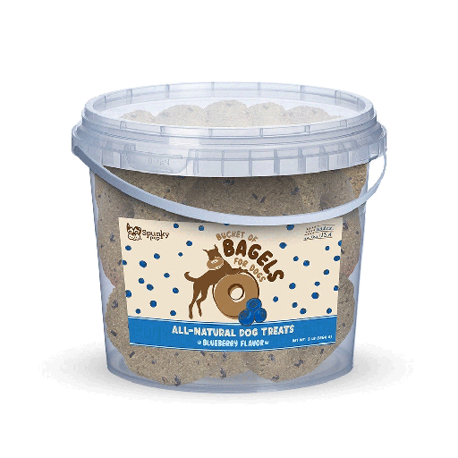 [SKP12046] *SPUNKY PUP Bucket Of Bagels Blueberry 3lb
