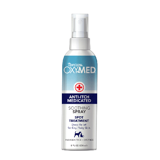 [TC00331] TROPICLEAN OxyMed Anti Itch Spray 8oz