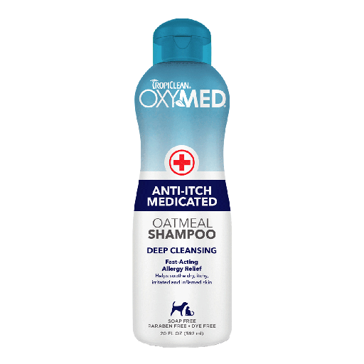 [TC00332] TROPICLEAN OxyMed Medicated Shampoo 20oz