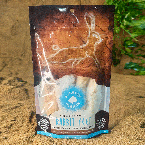 [FUR28729] *FUREVER FIERCE Rabbit Feet 6ct Bag