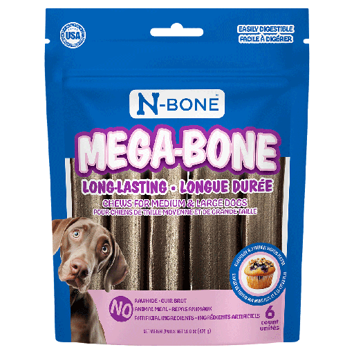 [NB80331] N-BONE Mega-Bone Blueberry & Pumpkin Muffin 6ct