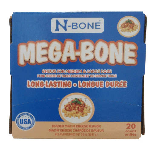 [NB80336] N-BONE Mega-Bone Mac'n Cheese Display 20ct