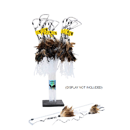 [VE00011] VEE ENTERPRISES PURRfect Crunchy Feather Cat Toy 12ct