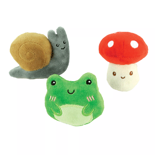 [CA32482] LI'L PALS Dog Toy Combo Secret Garden 3pk