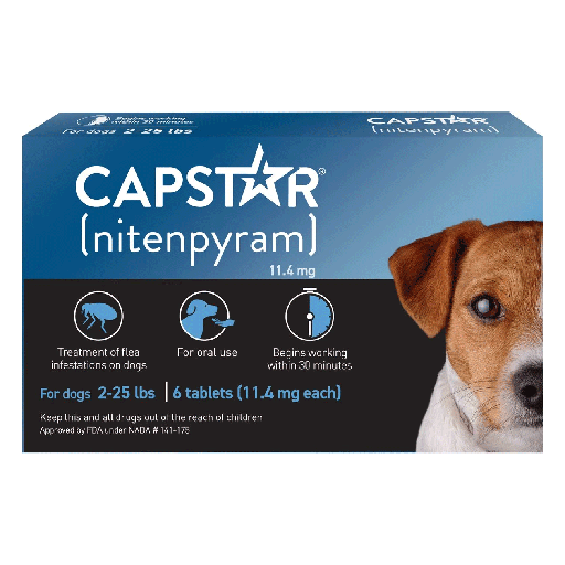 [SRG03337] CAPSTAR Flea Tabs Dog 2-25lbs