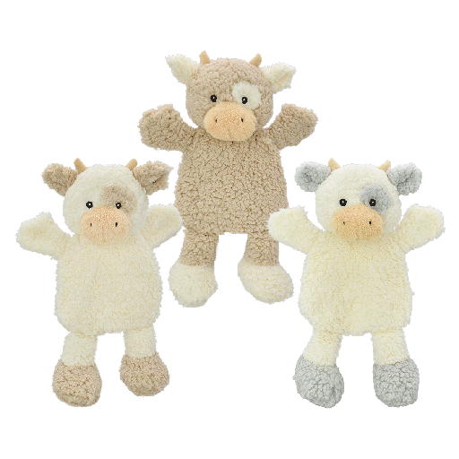 [MP57357] MULTIPET Pet Envy Crinkle Cow Flattie 15"