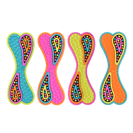 [MP51588] MULTIPET Groover TPR Squeaky Bone 7"