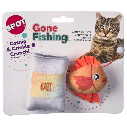 [E52226] ETHICAL/SPOT Cat Gone Fishing 2pk